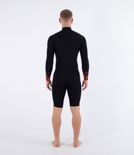 Neopren HURLEY - M AIR 2/2 MM BUBBLE LS SPRINGSUIT BLACK BUBBLE