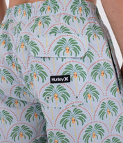 Boardshorts HURLEY - M VOLLEY ICON PRINTING PRESS PALM AUBURN