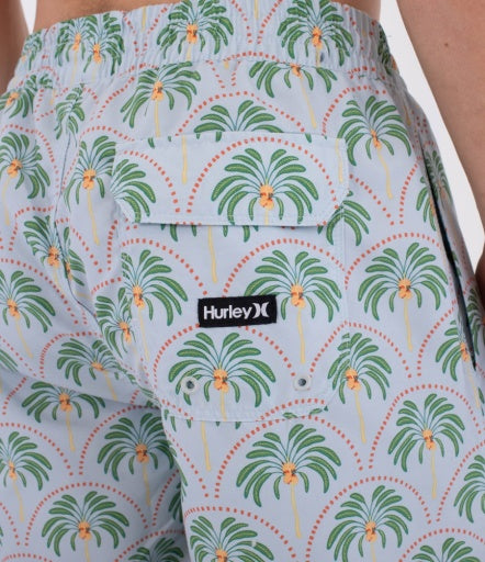 Boardshorts HURLEY - M VOLLEY ICON PRINTING PRESS PALM AUBURN