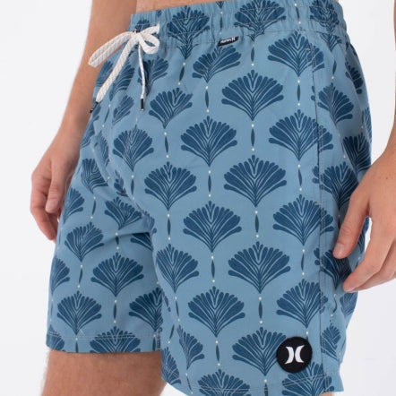 Boardshorts HURLEY - M VOLLEY ICON PRINTING PRESS ARBORE WORKER BLUE