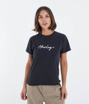Tricou HURLEY - ORGANIC SCRIPT ONLY TEE