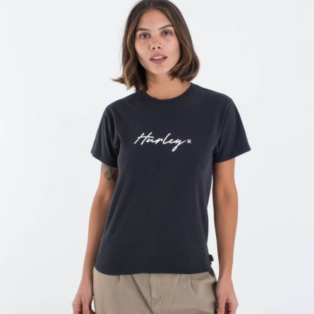 Tricou Hurley Organic Script Only Tee - vedere 6