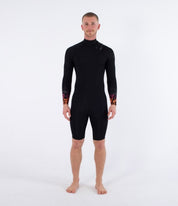 Neopren HURLEY - M AIR 2/2 MM BUBBLE LS SPRINGSUIT BLACK BUBBLE