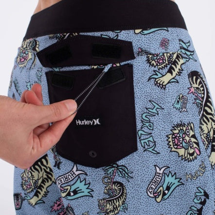 Boardshorts HURLEY - M PHANTOM ART 18' WORKER BLUE