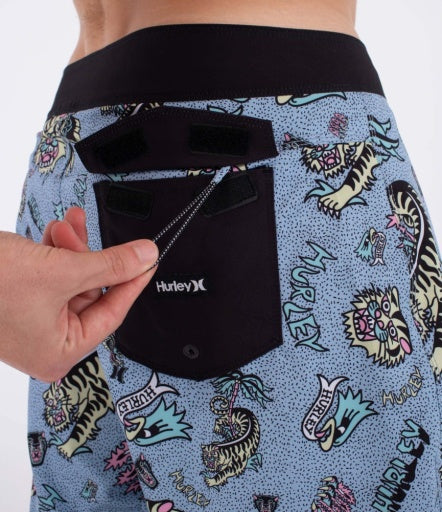 Boardshorts HURLEY - M PHANTOM ART 18' WORKER BLUE