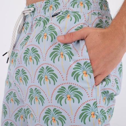 Boardshorts HURLEY - M VOLLEY ICON PRINTING PRESS PALM AUBURN