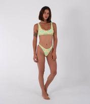 Costum de baie HURLEY - CHEKIEST PRINT MACADAMIA