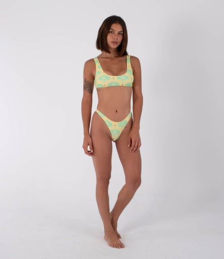 Costum de baie HURLEY - CHEKIEST PRINT MACADAMIA