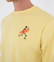 Lycra HURLEY - RASH REGULAR FLAMENGUE LS NECTARINE