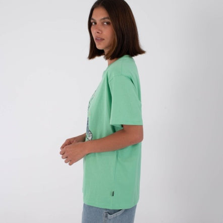 Tricou HURLEY - TEE SKATE GIRL URBAN TIDE LIQUID JADE