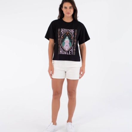 Tricou HURLEY - TEE PERSEPHONE CREEK BLACK