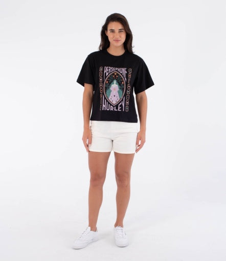 Tricou HURLEY - TEE PERSEPHONE CREEK BLACK