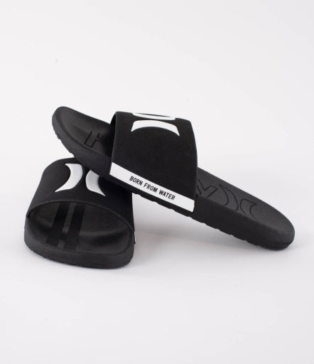 Slapi HURLEY - MAGU SLIDE BLACK / WHITE