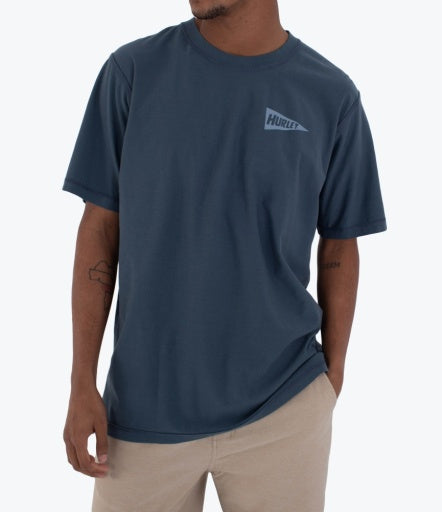 Tricou HURLEY - M SIDER FP SS TEE - Reversible - Submarine