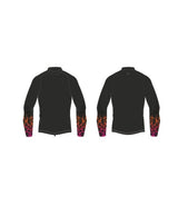 Neopren HURLEY - M AIR 1/1 MM BUBBLE DEGRADE JACKET BLACK BUBBLE