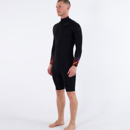 2 MM BUBBLE LS SPRINGSUIT BLACK BUBBLE