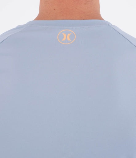 Lycra HURLEY - RASH SLIM FIT BOX LS SPRING BREEZE