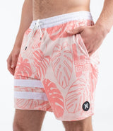 Boardshorts HURLEY - PHNTM ECO BLOCK PARTY VOLLEY 17 - Candy Pink