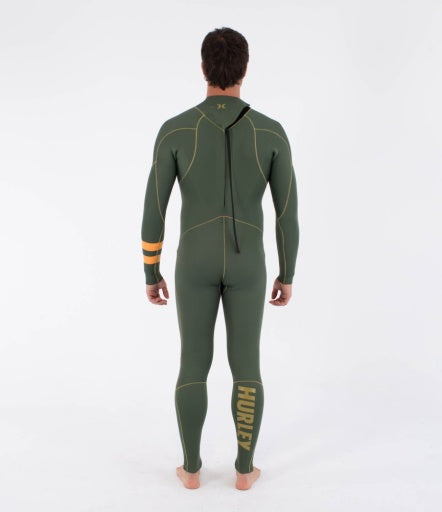 Neopren HURLEY - M ADVANT 3/2 MM BACK ZIP FULLSUIT CARGO