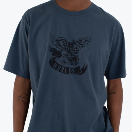 Tricou Hurley Sider FP SS Tee reversibil Submarine - vedere 5