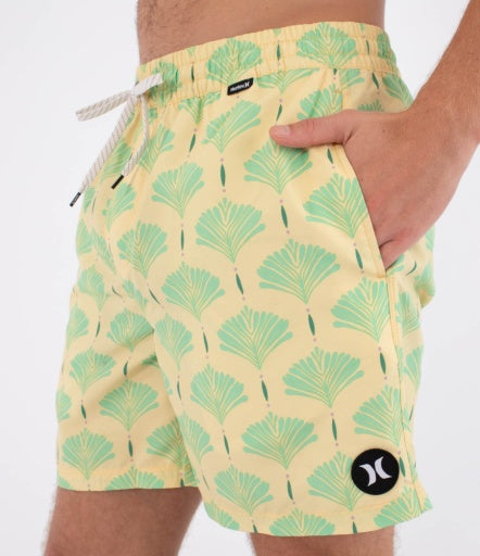 Boardshorts HURLEY - M VOLLEY ICON PRINTING PRESS ARBORE MACADAMIA