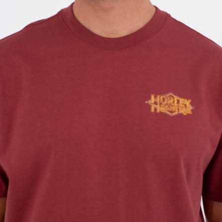 Tricou HURLEY - FLY SS CHERRY CRIMSON