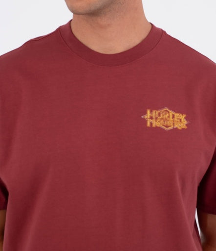 Tricou HURLEY - FLY SS CHERRY CRIMSON
