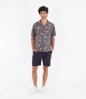 Camasa HURLEY - M WOVEN SS ETAM BLACK