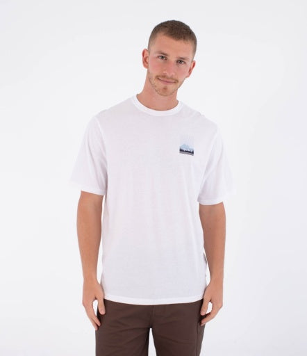 Tricou HURLEY - TEE SS PRINTING PRESS SURFWAR WHITE