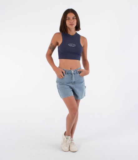 Maiou HURLEY - TANK RIBBED URBAN TIDE VINTAGE IRIS