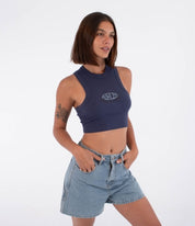 Maiou HURLEY - TANK RIBBED URBAN TIDE VINTAGE IRIS