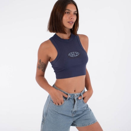 Maiou HURLEY - TANK RIBBED URBAN TIDE VINTAGE IRIS