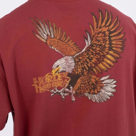 Tricou HURLEY - FLY SS CHERRY CRIMSON