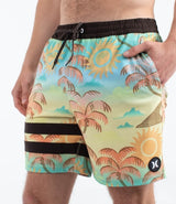 Boardshorts HURLEY - PHNTM ECO BLOCK PARTY VOLLEY 17 - Pineapple