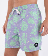Boardshorts HURLEY - M VOLLEY ICON PRINTING PRESS CORAL LAVENDER MIST
