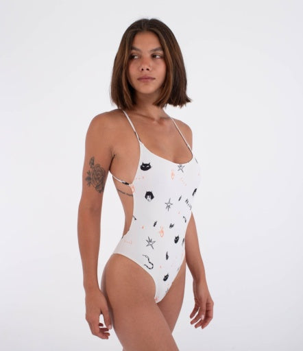 Costum de baie HURLEY - SWIM ONEP URBAN TIDE URBAN BONE
