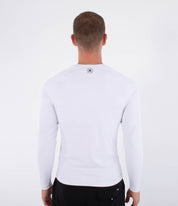 Lycra HURLEY - RASH SLIM FIT ICON CIRCLE LS WHITE