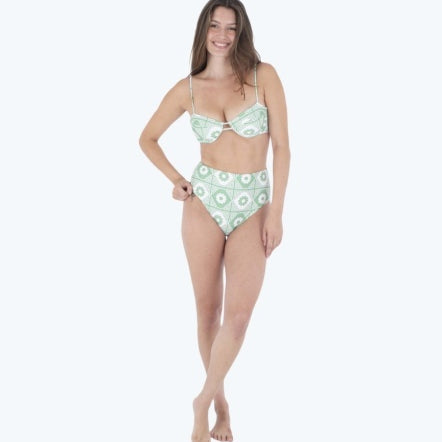 Slip de baie Hurley Mikonos Hi Waist - vedere 5