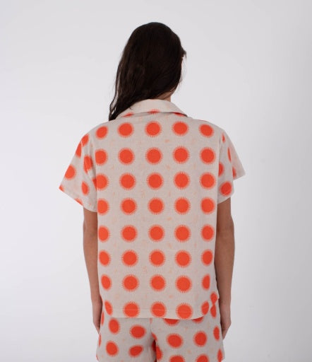 Camasa HURLEY - BEACH RELAX WOVEN BONE