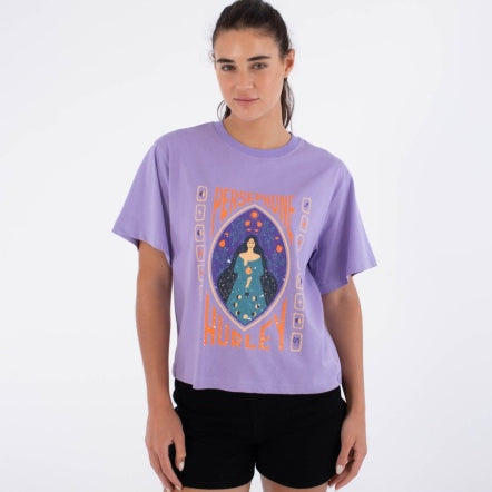 Tricou HURLEY - TEE PERSEPHONE CREEK LAVENDER ILLUSION