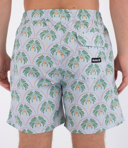 Boardshorts HURLEY - M VOLLEY ICON PRINTING PRESS PALM AUBURN