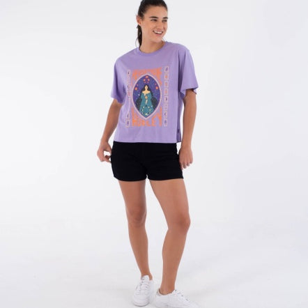 Tricou HURLEY - TEE PERSEPHONE CREEK LAVENDER ILLUSION