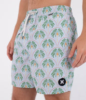 Boardshorts HURLEY - M VOLLEY ICON PRINTING PRESS PALM AUBURN
