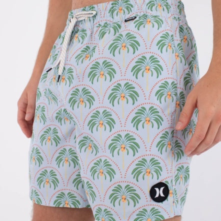 Boardshorts HURLEY - M VOLLEY ICON PRINTING PRESS PALM AUBURN