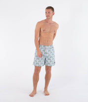 Boardshorts HURLEY - M VOLLEY ICON PRINTING PRESS PALM AUBURN